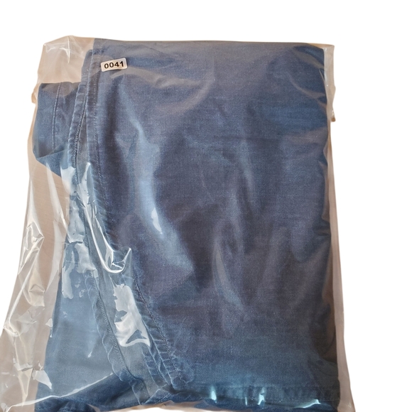 Men's True Craft Blue Chambray Button Down Shirt. Short Sleeve. LG. NWT. C0041 - Picture 8 of 8